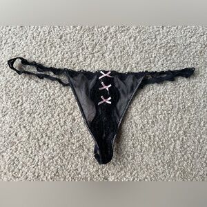 Victoria’s Secret Vtg sexy little thing lace bikini thong SZ L